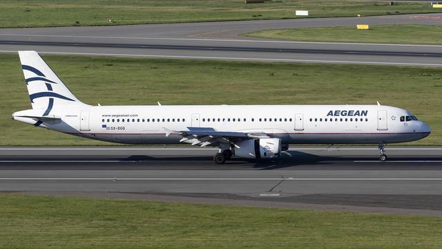 SX-DGQ:Airbus A321:Aegean Airlines